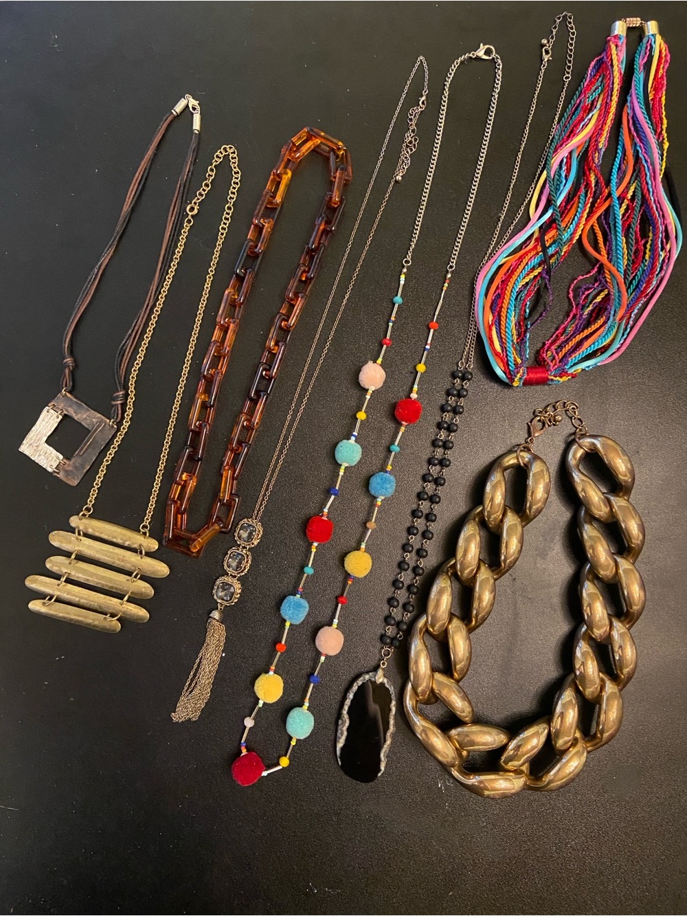 Lot of 8 Statement Necklaces